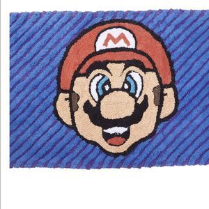 New Super Mario Kids Accent Rug 48x30   